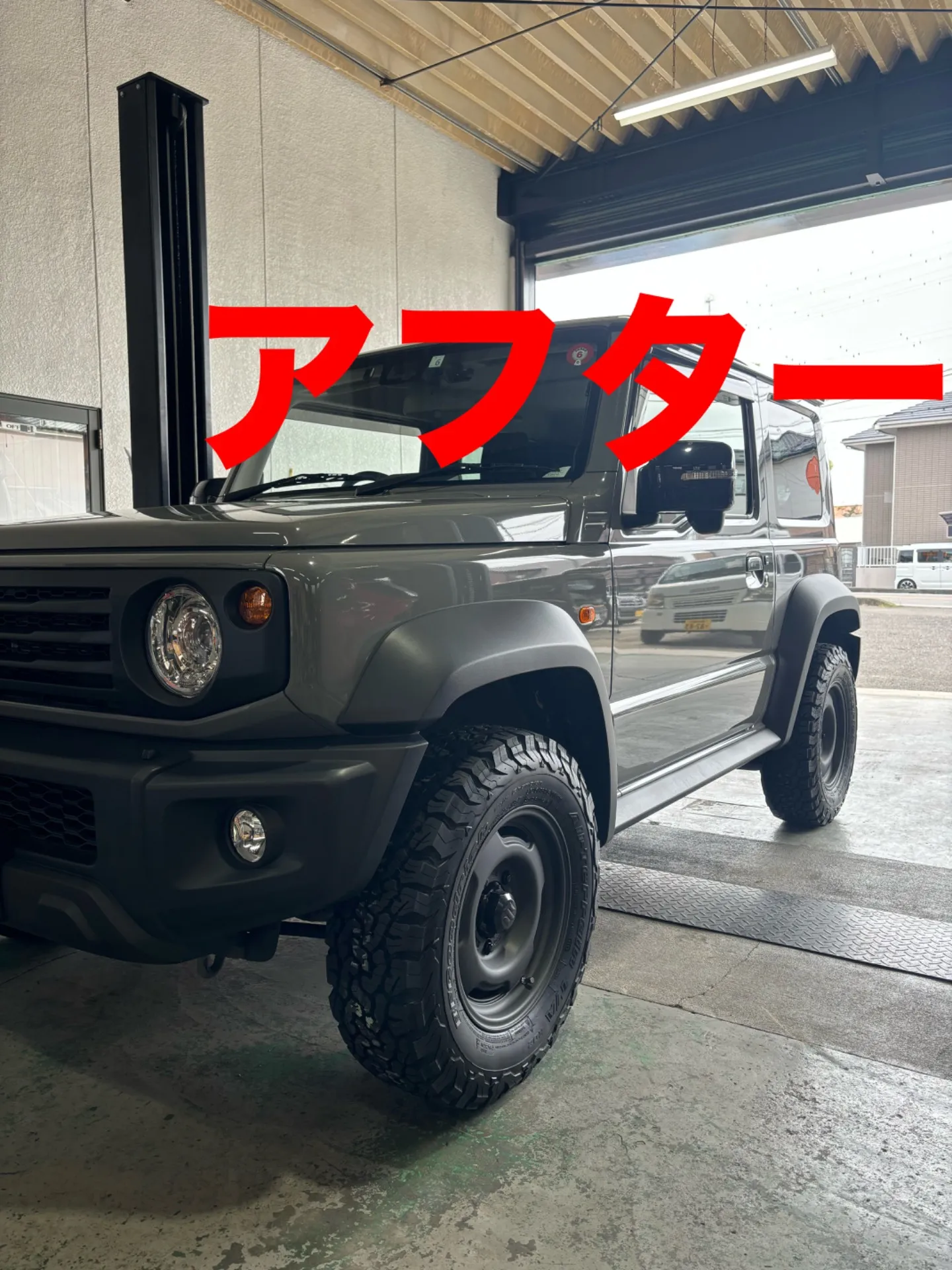 ジムニーシエラ　足廻りカスタム❗️