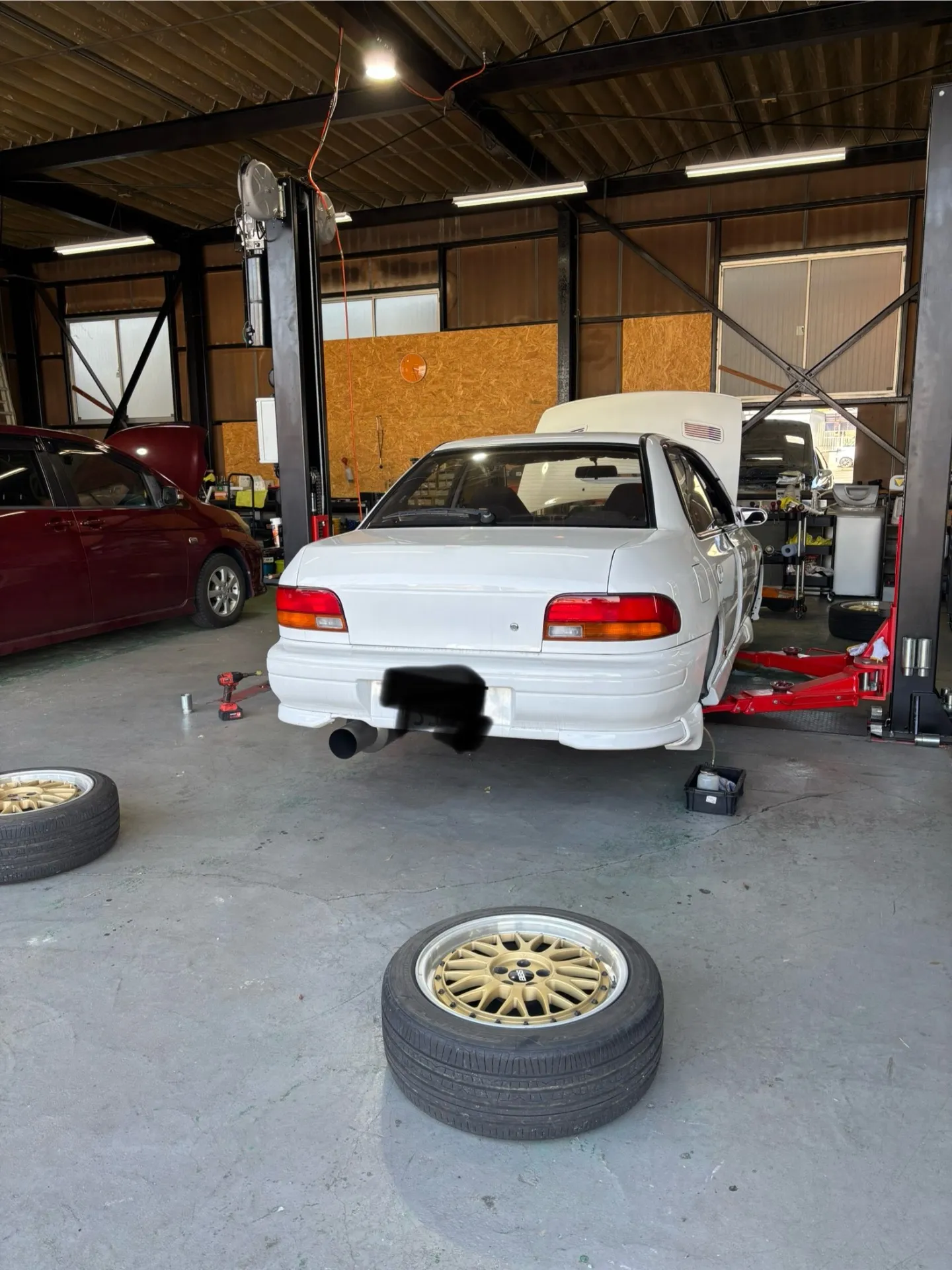 インプレッサー車検整備❗️