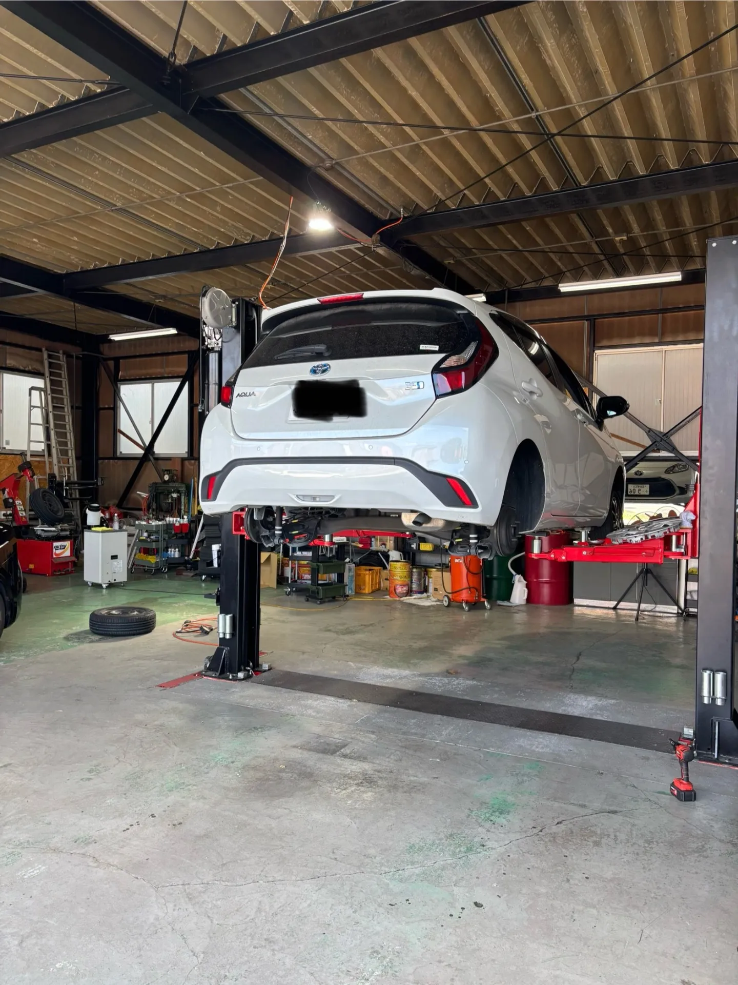 アクア＆ハイゼットタイヤ交換❗️