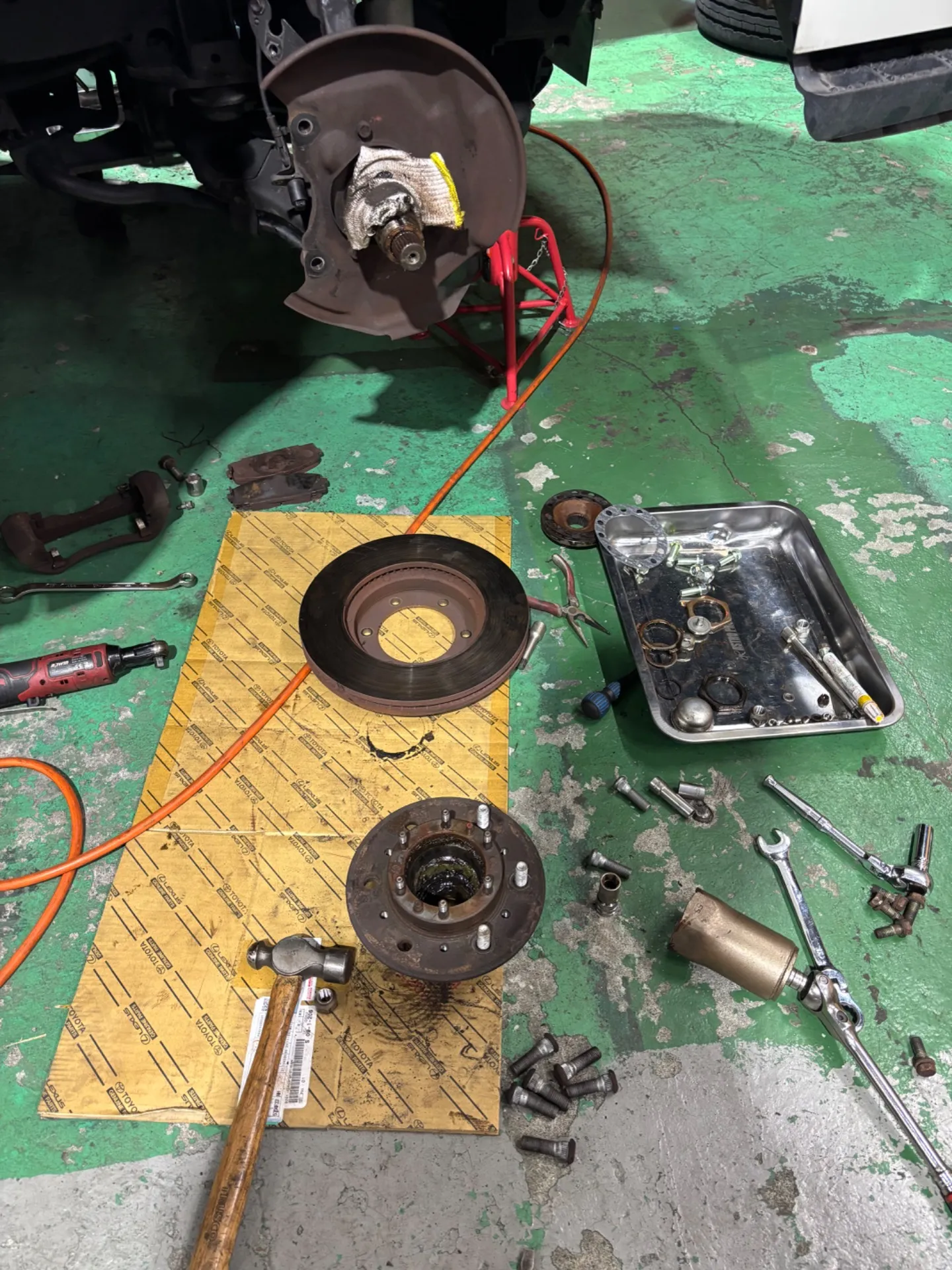 ダイナキャンピングカー車検整備🧰