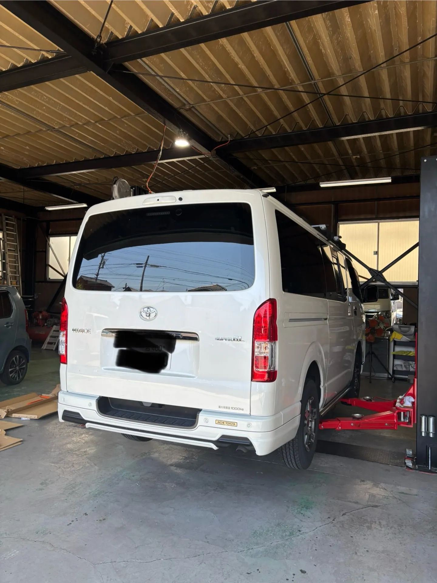 ハイエース車検＆カスタム