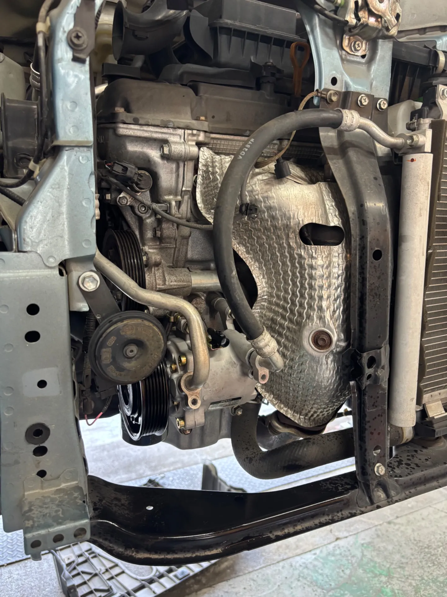 エアコン修理＆足廻り修理🧰