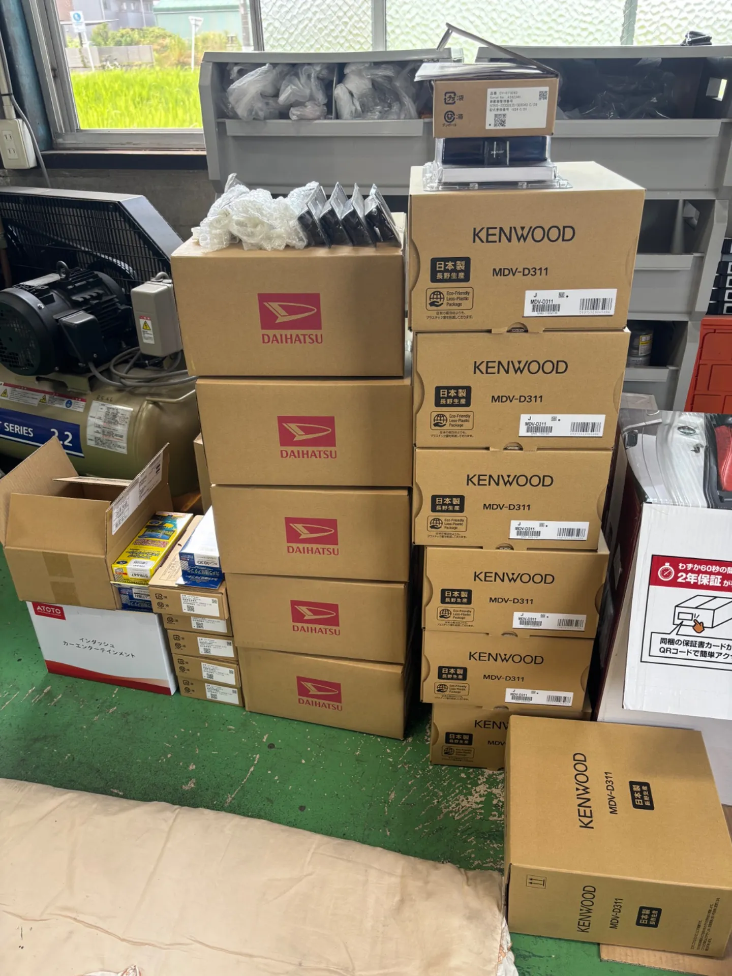 大量ナビ取付❗️