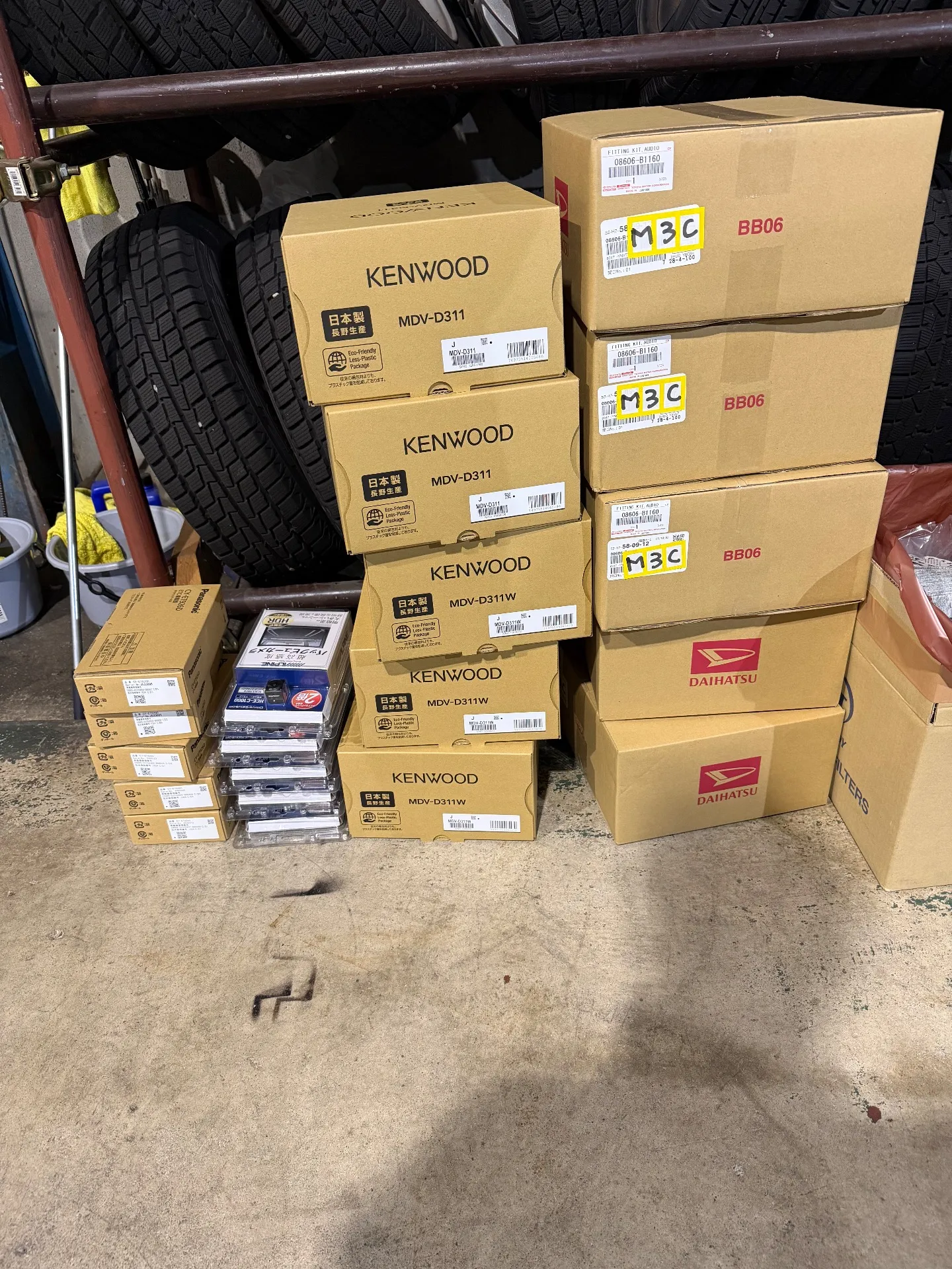 オルタネーター交換＆ナビ取付