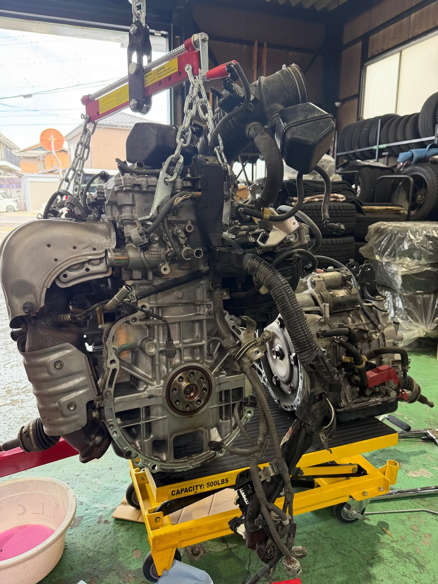 30系アルファードオイル漏れ修理❗️