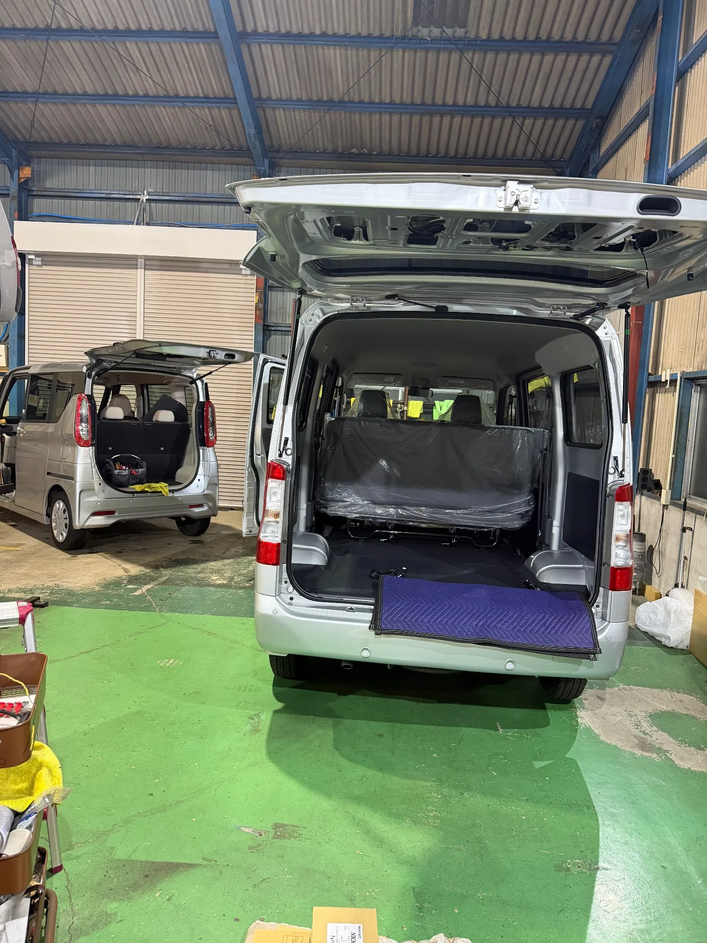 中古車納車＆点検＆部品取付🧑‍🔧