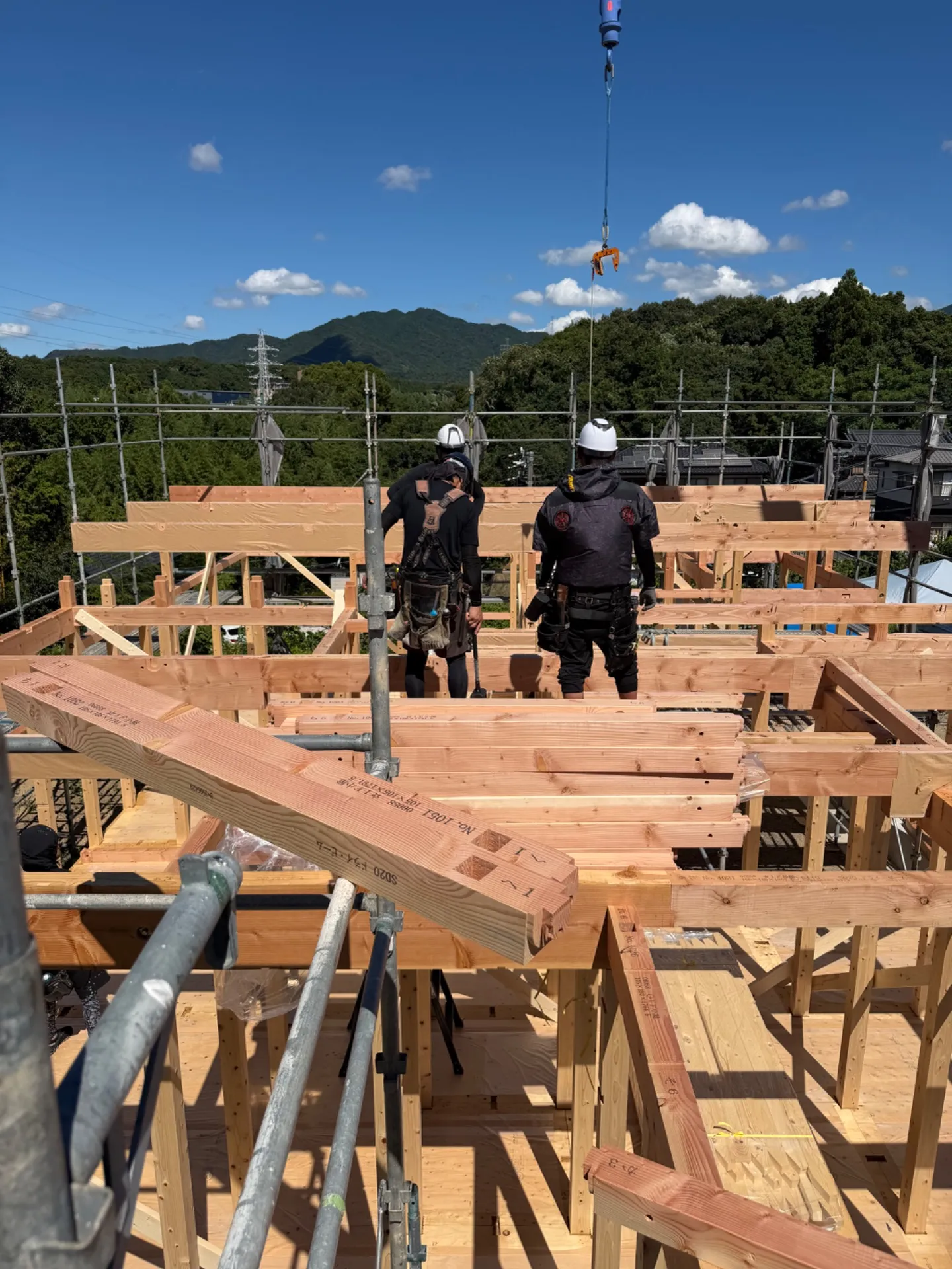 建築事業部、上棟日🏠