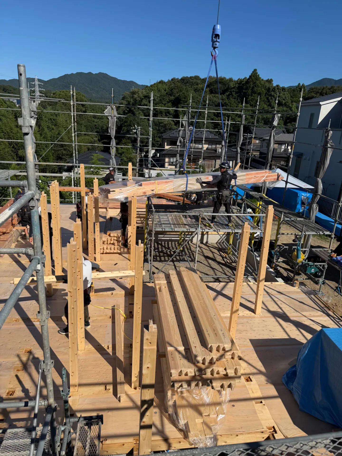 建築事業部、上棟日🏠